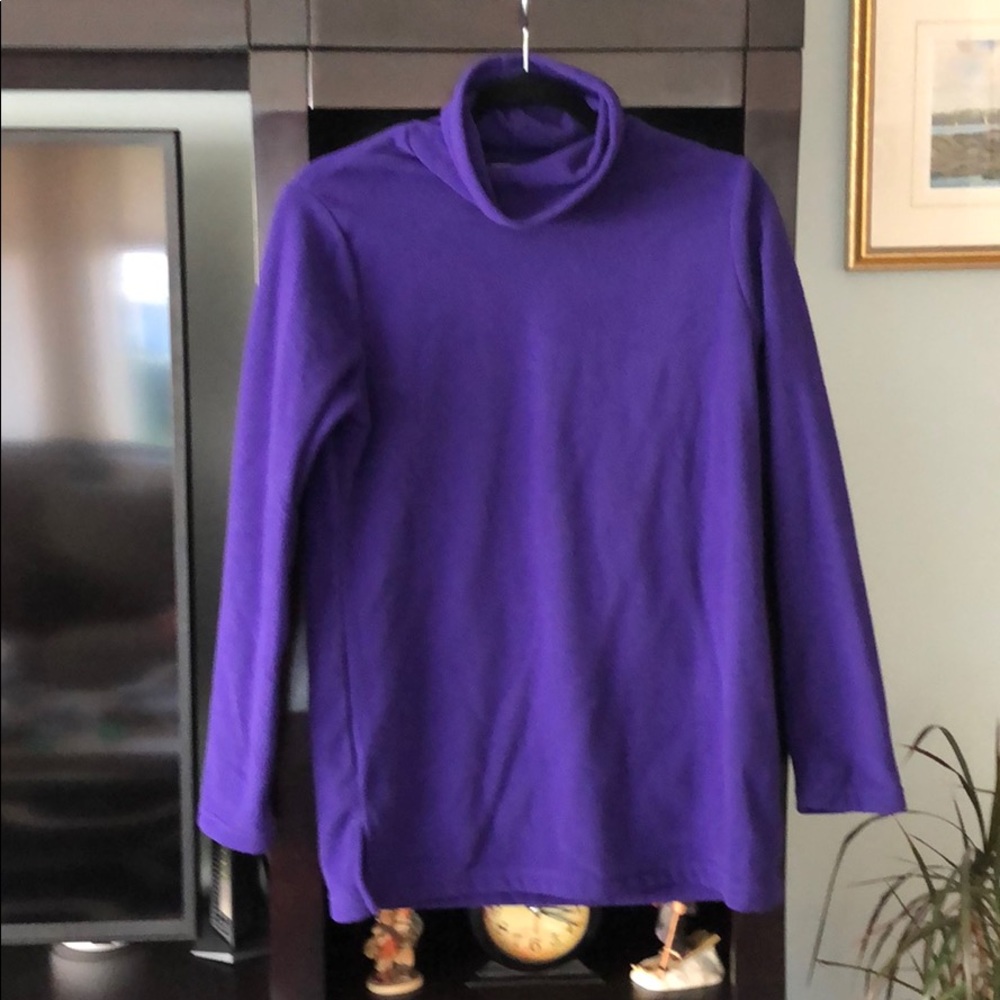 Lands end fleece turtle neck